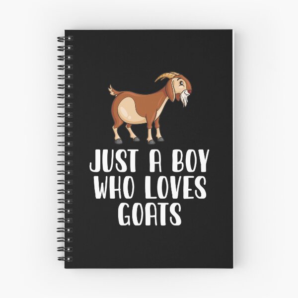 Item preview, Just A Boy Who Loves Goats  designed and sold by CosmoKitsch.