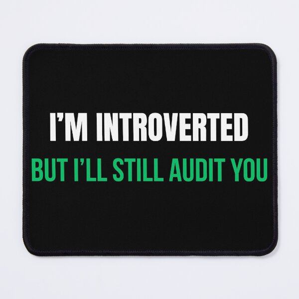 Item preview, I’m Introverted But I’ll Still Audit You Shirt – Funny Accountant Introvert Tee designed and sold by IdentityThread.