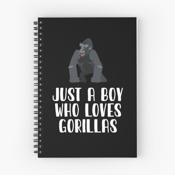 Item preview, Just A Boy Who Loves Gorillas  designed and sold by CosmoKitsch.