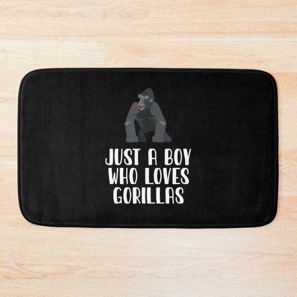 Item preview, Just A Boy Who Loves Gorillas  designed and sold by CosmoKitsch.