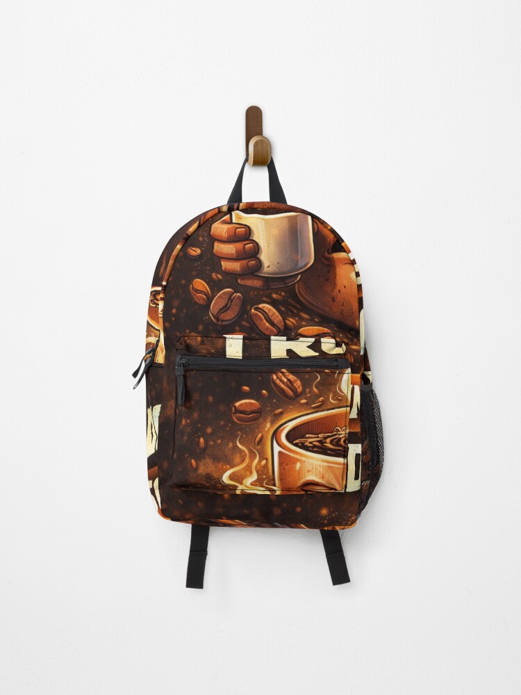 Thumbnail 1 of 3, Backpack, Coffee designed and sold by Pecata.