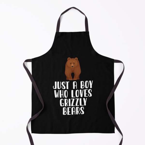 Item preview, Just A Boy Who Loves Grizzly Bears designed and sold by CosmoKitsch.