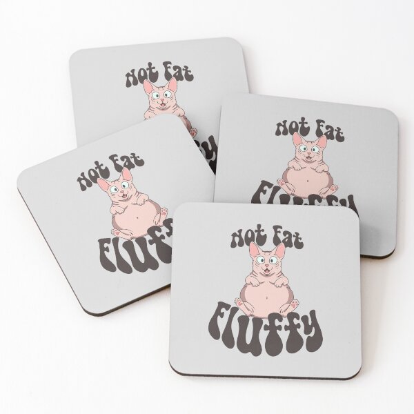 Item preview, Not Fat, Fluffy designed and sold by loobsart.