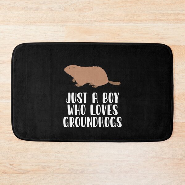 Item preview, Just A Boy Who Loves Groundhogs  designed and sold by CosmoKitsch.