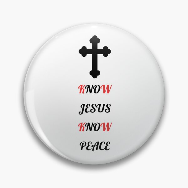 Item preview, Know Jesus Know Peace designed and sold by ArthursDesigns.