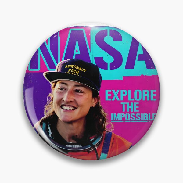 Item preview, Christina Koch NASA Explore The Impossible - Artemis II Astronaut Motivational Art designed and sold by Essémké.