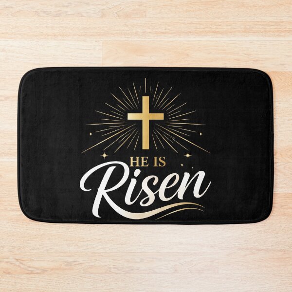 Item preview,  He Is Risen Easter Christian Design | Gold Cross Resurrection Faith designed and sold by EvolusionPro.