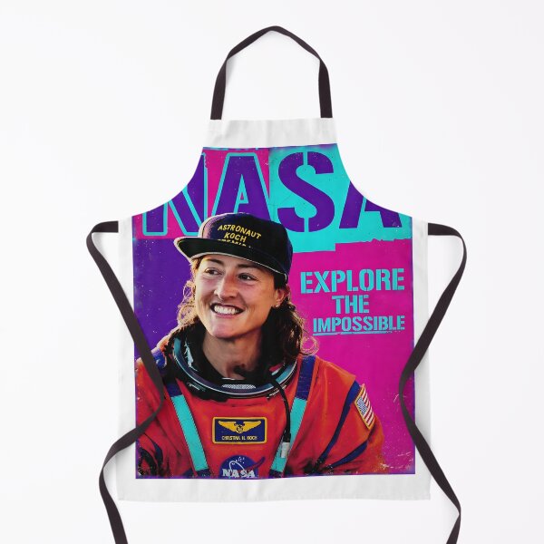 Item preview, Christina Koch NASA Explore The Impossible - Artemis II Astronaut Motivational Art designed and sold by Essémké.