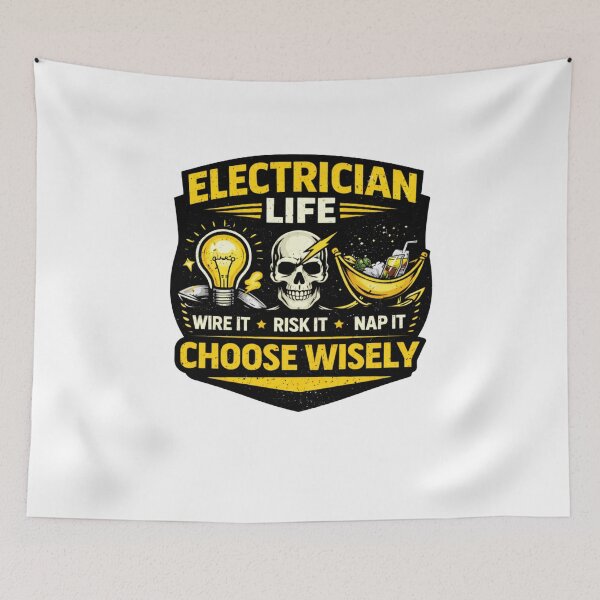 Item preview, Electrician Life Funny Electrician Shirt designed and sold by Drip5.