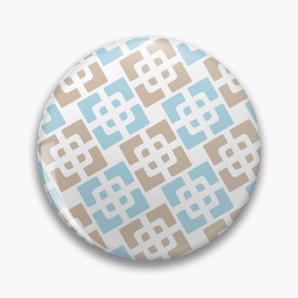 Item preview, Dark vanilla & light blue abstract shapes designed and sold by Mint + Midnight.