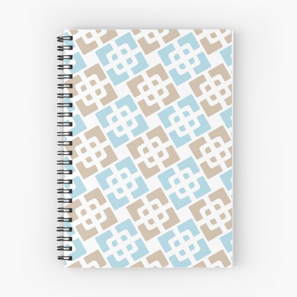 Item preview, Dark vanilla & light blue abstract shapes designed and sold by Mint + Midnight.
