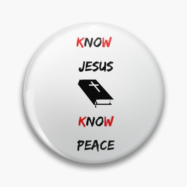 Item preview, Know Jesus Know Peace designed and sold by ArthursDesigns.
