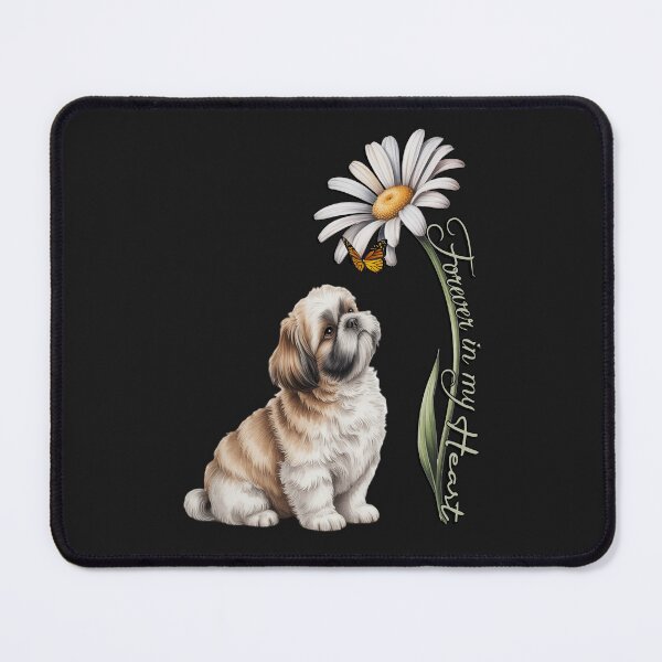 Item preview, Forever In My Heart Shih Tzu Puppy Daisy Rainbow Bridge Memorial Pet Loss Sympathy Gift designed and sold by tamdevo1.