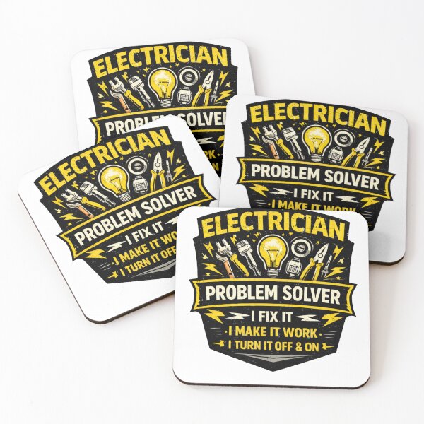 Item preview, Electrician Problem Solver Funny Electrician Shirt designed and sold by Drip5.