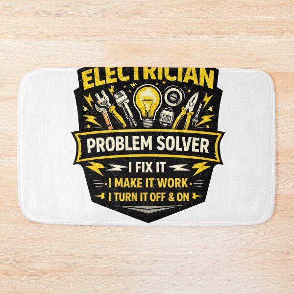 Item preview, Electrician Problem Solver Funny Electrician Shirt designed and sold by Drip5.