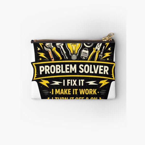 Item preview, Electrician Problem Solver Funny Electrician Shirt designed and sold by Drip5.