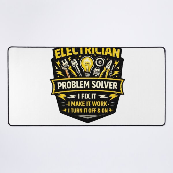 Item preview, Electrician Problem Solver Funny Electrician Shirt designed and sold by Drip5.
