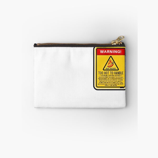 Item preview, Funny Warning Sign - Too Hot To Handle - Sassy Heat Hazard Sticker designed and sold by UmarSBazaaR.