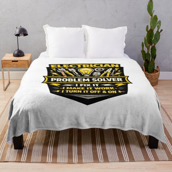 Item preview, Electrician Problem Solver Funny Electrician Shirt designed and sold by Drip5.