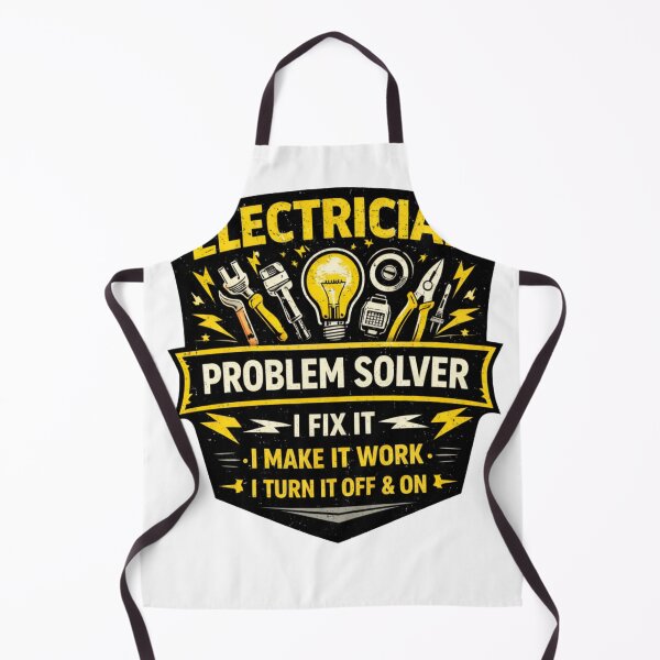 Item preview, Electrician Problem Solver Funny Electrician Shirt designed and sold by Drip5.
