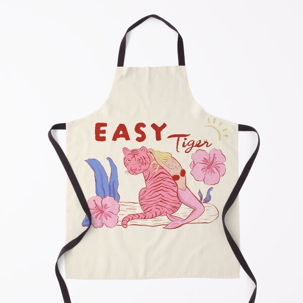 Item preview, Pink tiger mermaid summer graphic shirt designed and sold by art-injoy.