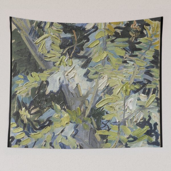 Item preview, Acacia in Flowers by Vincent van Gogh: Post Impressionist nature poster designed and sold by artofuniverse.