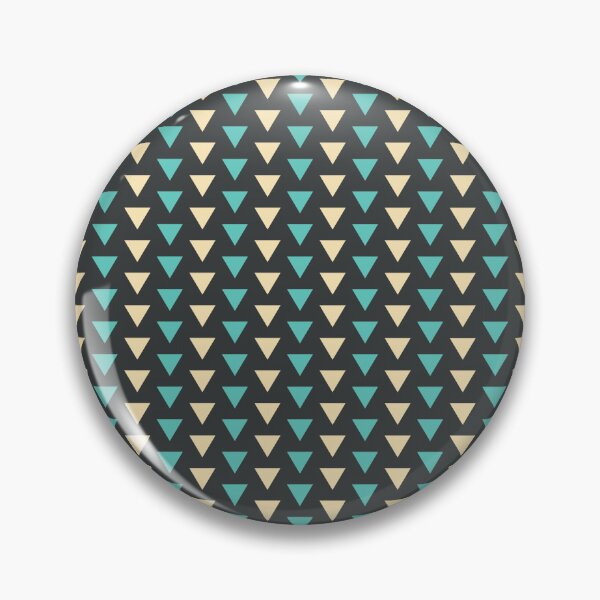 Item preview, Onyx, gold & green mini triangles seamles geometric pattern designed and sold by Mint + Midnight.