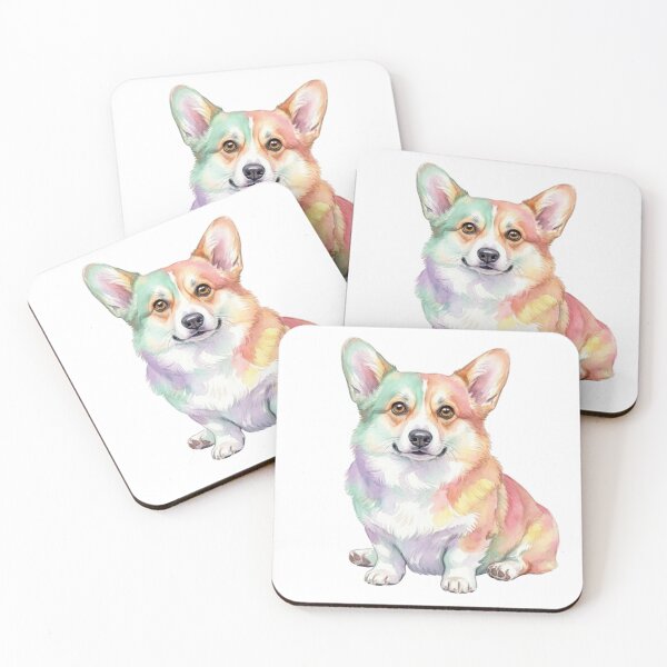 Item preview, Welsh Corgi Dog Pembroke Short Legs Perky Ears designed and sold by Prints by Mat.