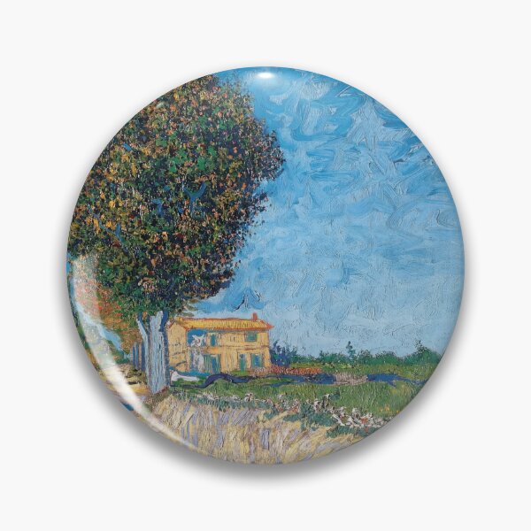 Item preview, Allee Bei Arles by Vincent van Gogh: Sunlit Post Impressionist Landscape designed and sold by artofuniverse.