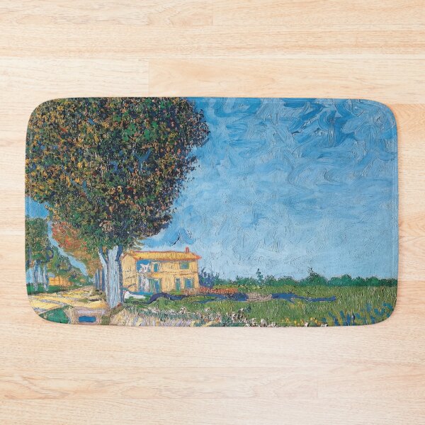 Item preview, Allee Bei Arles by Vincent van Gogh: Sunlit Post Impressionist Landscape designed and sold by artofuniverse.