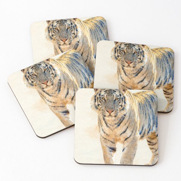 Item preview, Majestic tiger in golden tones designed and sold by paulrommer.
