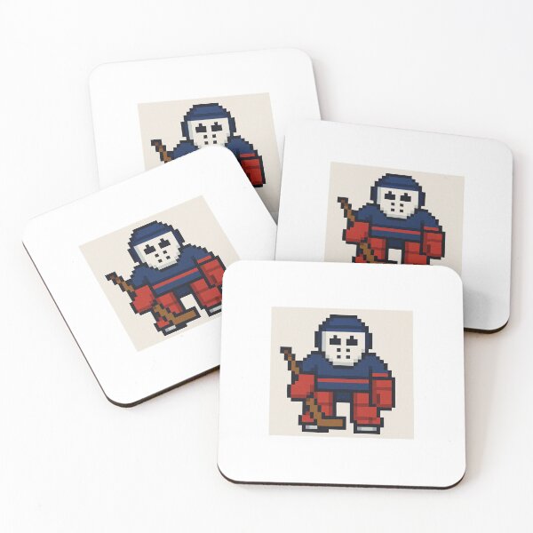 Item preview, Retro 8-Bit Hockey Goalie - Vintage Pixel Art Sports Legend designed and sold by Espressobreak.