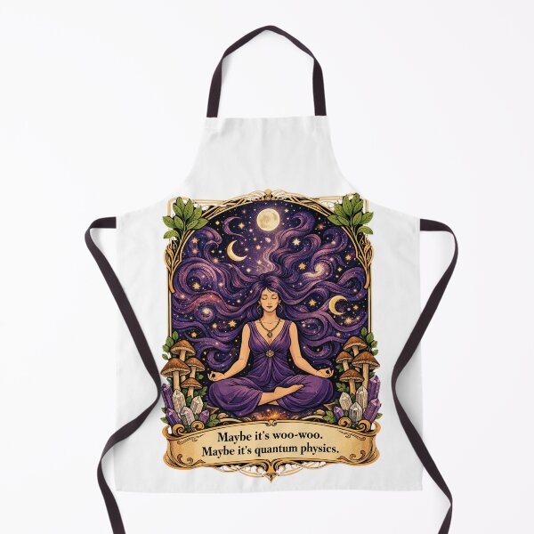 Item preview, Maybe It’s Woo-Woo Maybe It’s Quantum Physics T-Shirt, Spiritual Science Lover Gift, Meditation Woman Cosmic Graphic Tee designed and sold by Maravillio.