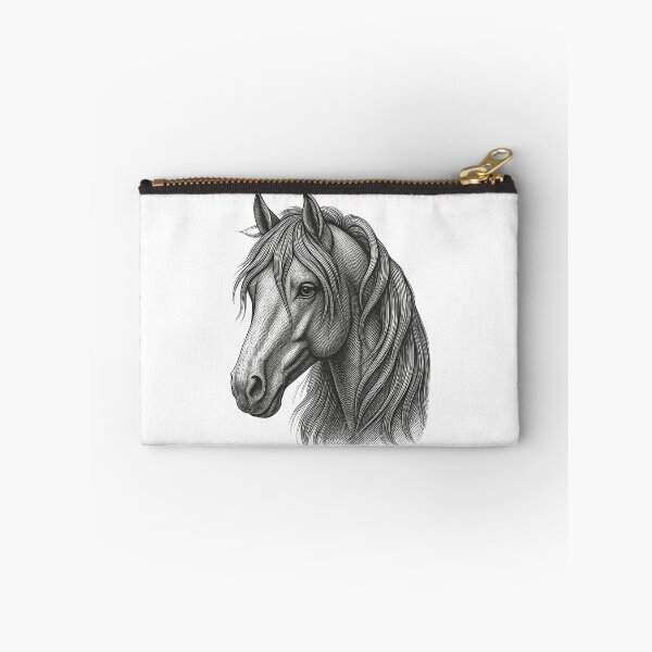 Item preview, Majestic Horse Profile - Detailed Etched Engraving designed and sold by dcohea.