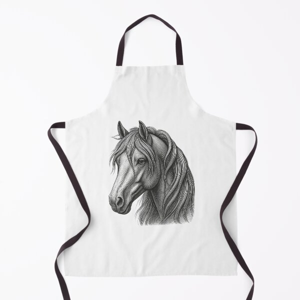 Item preview, Majestic Horse Profile - Detailed Etched Engraving designed and sold by dcohea.