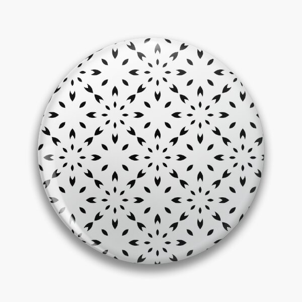 Item preview, Black & white abstract flowers seamless pattern designed and sold by Mint + Midnight.