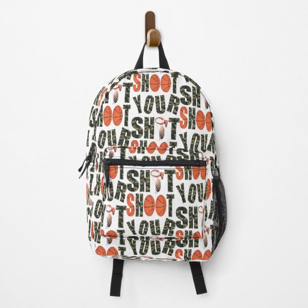 Item preview, SHOOT YOUR SHOT (Basketball-Camouflage) designed and sold by HoopsAndLaces.