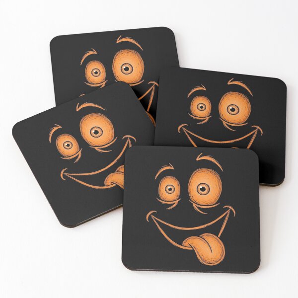 Item preview, Funny Goofy Smile Face with Tongue Out – Cute Weird Cartoon Expression Art designed and sold by Kruti Collection.