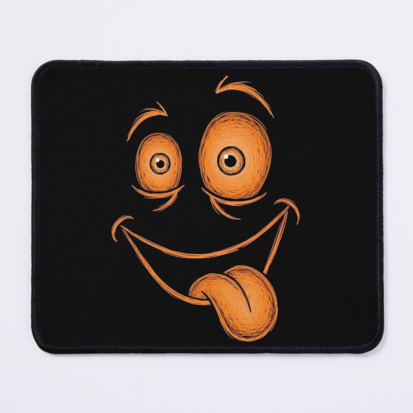 Item preview, Funny Goofy Smile Face with Tongue Out – Cute Weird Cartoon Expression Art designed and sold by Kruti Collection.
