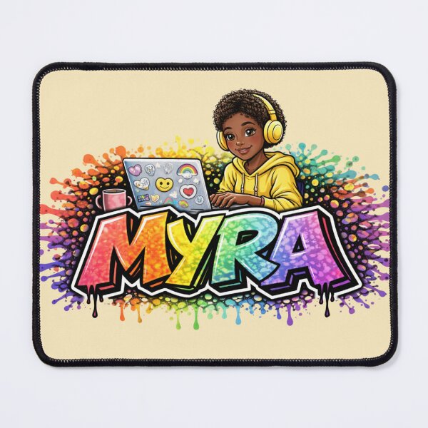 Item preview, Myra on Laptop - Celebrating Creativity designed and sold by Myra365Art.