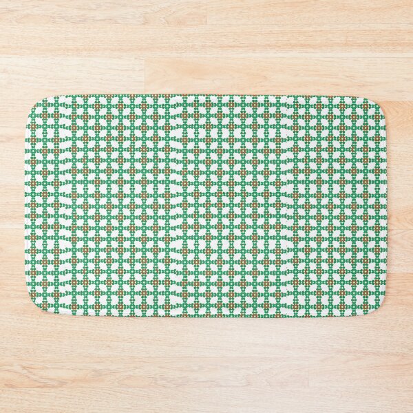 Item preview, Copy of Aesthetic MATCHA Mosaic Beautiful Pattern pattern with flowers green  designed and sold by Catophile.
