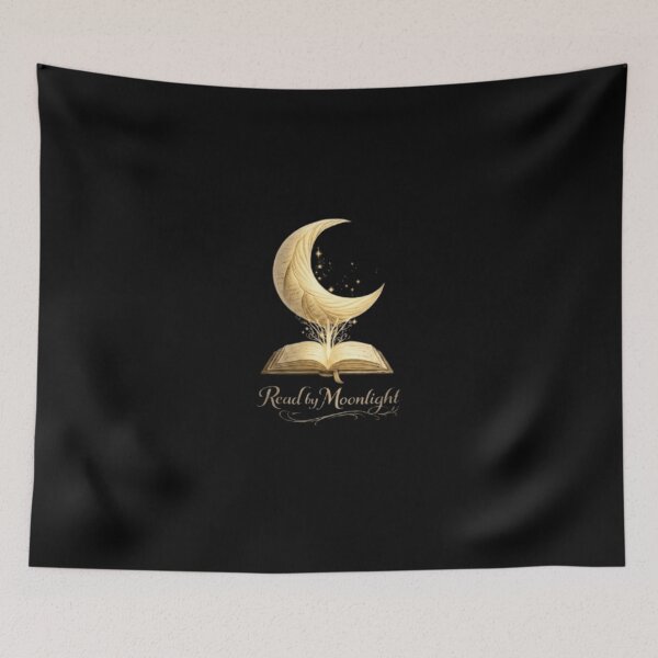 Item preview, Night Reader Club – Read by Moonlight Illustration – Gift For Book Lovers designed and sold by Line-Mood1⭐️⭐️⭐️⭐️⭐️.