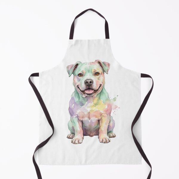 Item preview, Cute Pitbull Terrier Dog Kind Eyes Friendly Smile Gentle designed and sold by Prints by Mat.