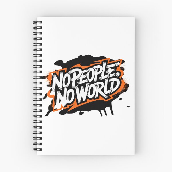 Item preview, No People No World Comic Art Humanistic Statement designed and sold by cabana.space.
