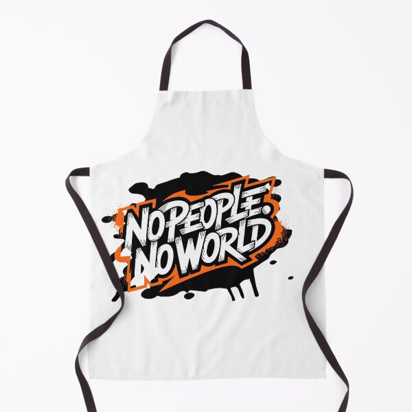 Item preview, No People No World Comic Art Humanistic Statement designed and sold by cabana.space.