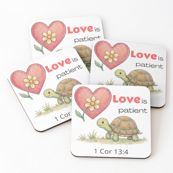 Item preview, Love is patient designed and sold by CozyLight.