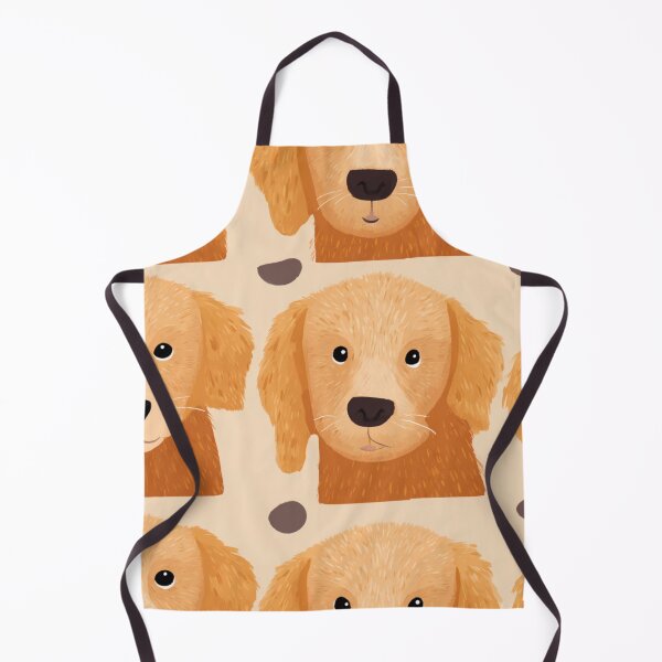 Item preview, Cute Golden Retriever Puppy Dog Pattern designed and sold by NicolasGlowArt.