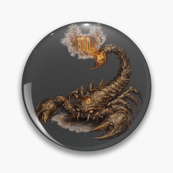 Item preview, Scorpio Zodiac Scorpion – Detailed Astrology Design – Minimal No Text Scorpio Artwork designed and sold by Szapeee.