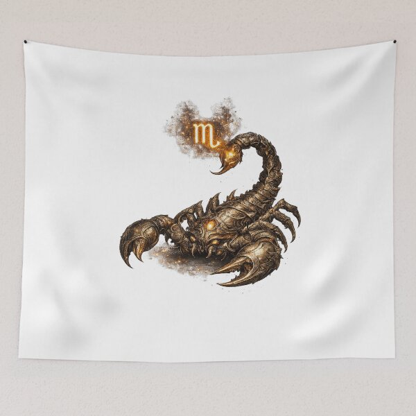 Item preview, Scorpio Zodiac Scorpion – Detailed Astrology Design – Minimal No Text Scorpio Artwork designed and sold by Szapeee.