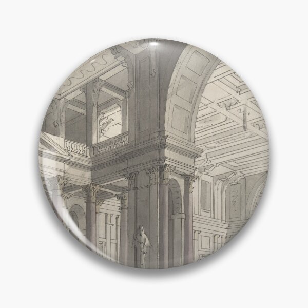 Item preview, 18th Century German Palace Architectural Sketch - Josef Platzer designed and sold by cheeseburgercat.